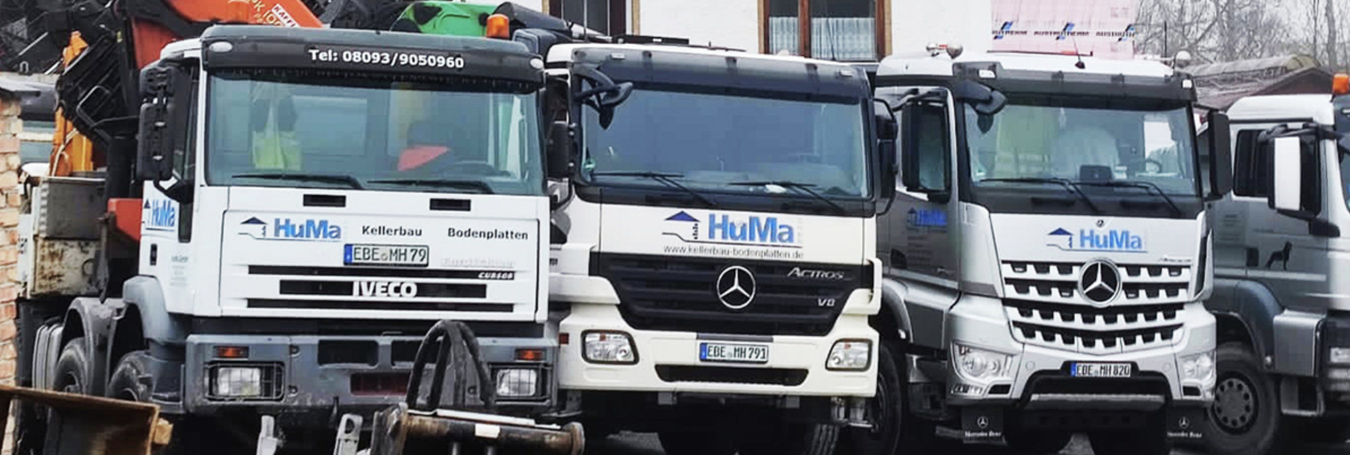 HuMa GmbH Fuhrpark - Vier LKWs